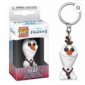 Funko Olaf Keychain - White and Brown